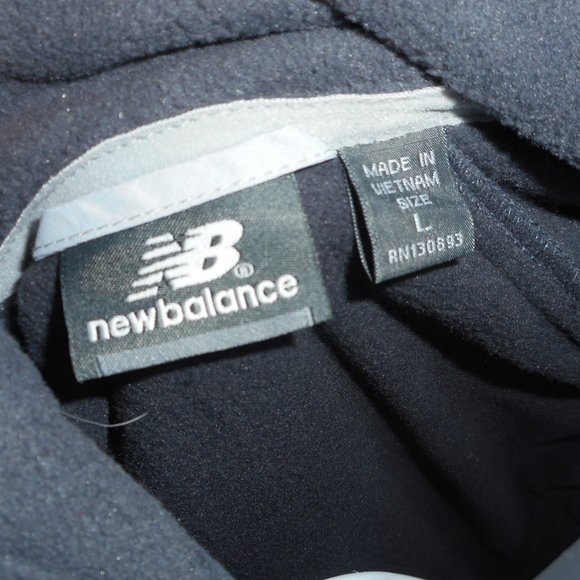 NWT grey New Balance micro fleece jacket, Large - Picture 10 of 13